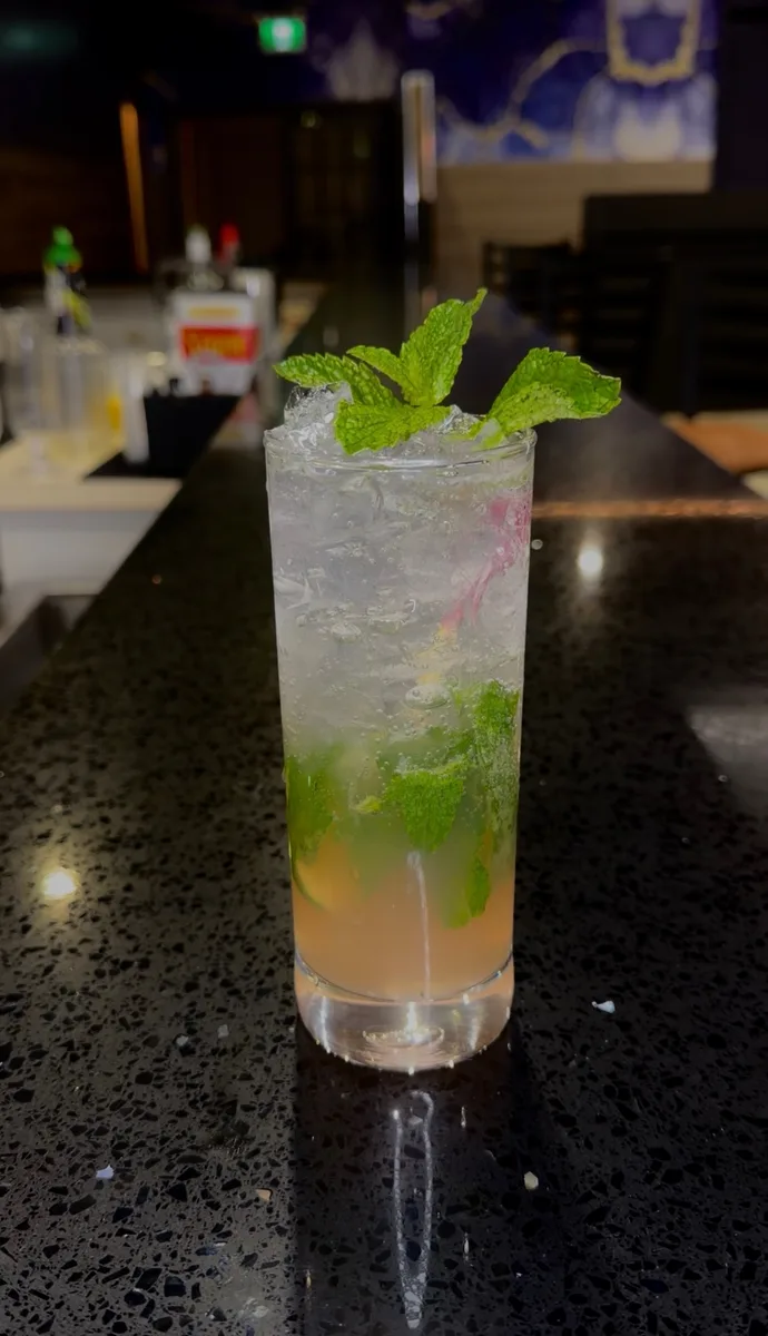 Tropical cocktail at Mystic Caribbean Brampton